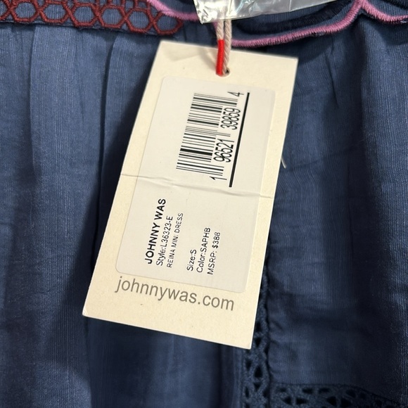 Johnny Was Linen Reina Mini Dress - Picture 7 of 13